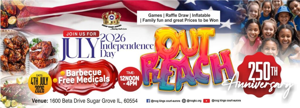250th USA Anniversary - RCCG Kings Court, Aurora